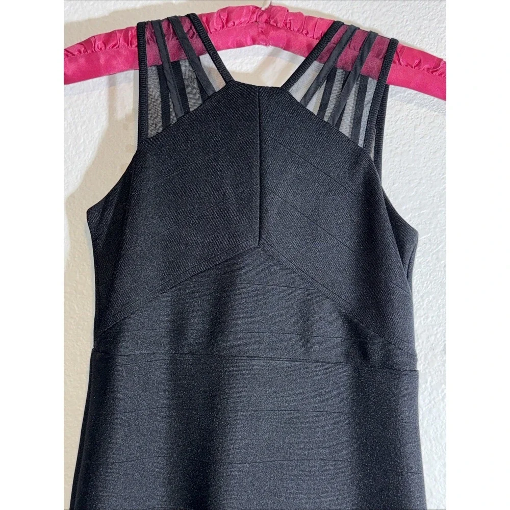 Nickie Lew Girls Black Dress Size 12 Bandage Party Dance Formal Cocktail